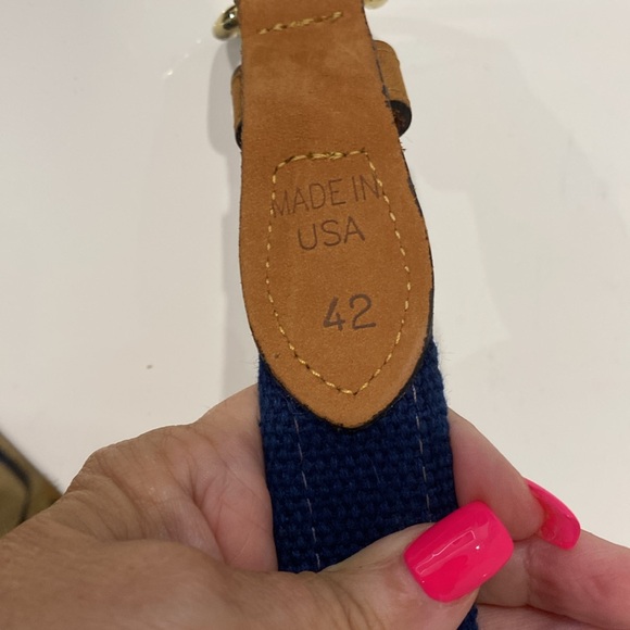 Zep Pro Leather Embroidered Mahi Mahi Bull Dolphin Belt | Size 42 - Picture 6 of 12